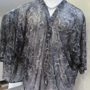 camisa kimono gris